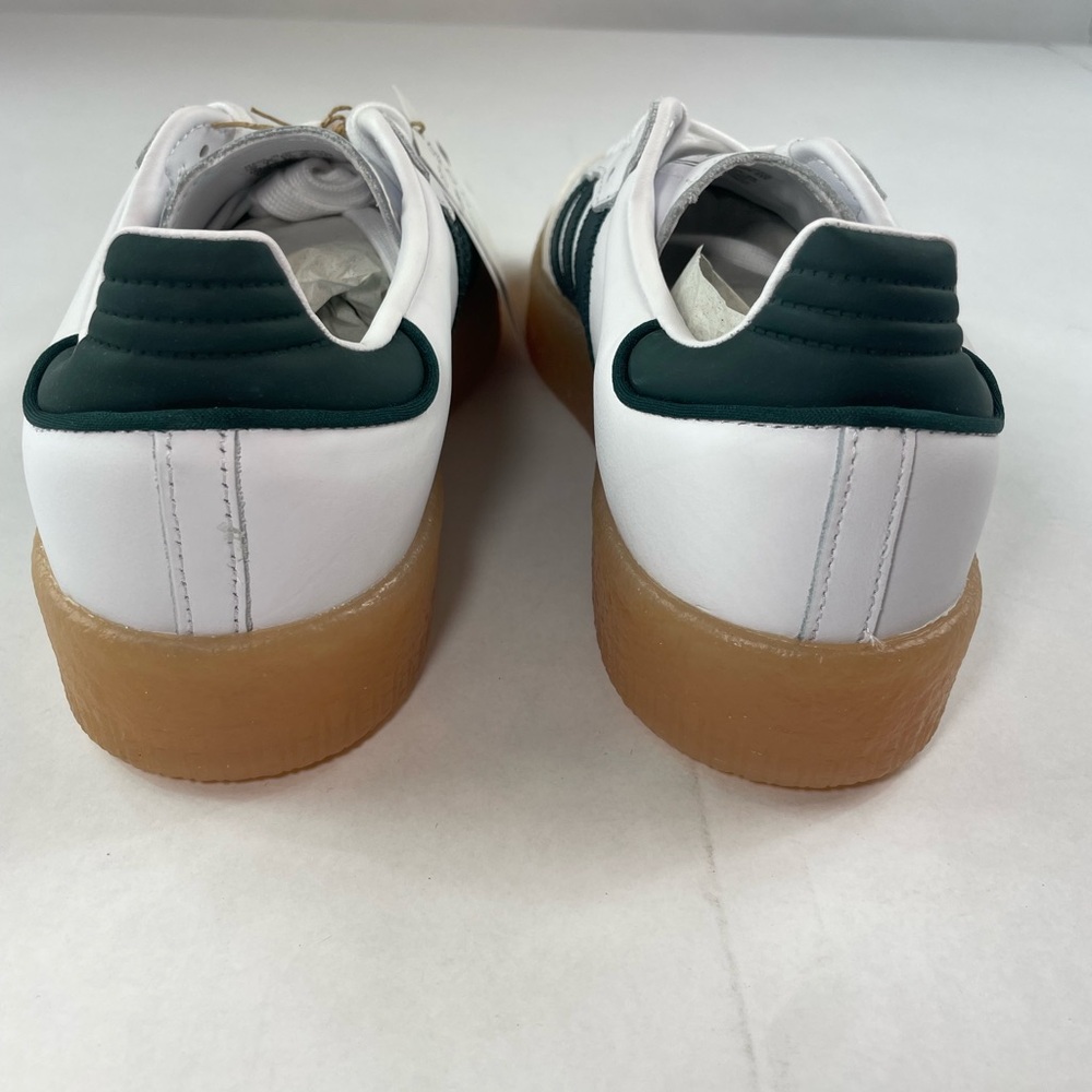Adidas Sambae Women’s Sz 9 White/Dark Green JQ0983 Brand New Damaged Box - Picture 5 of 10